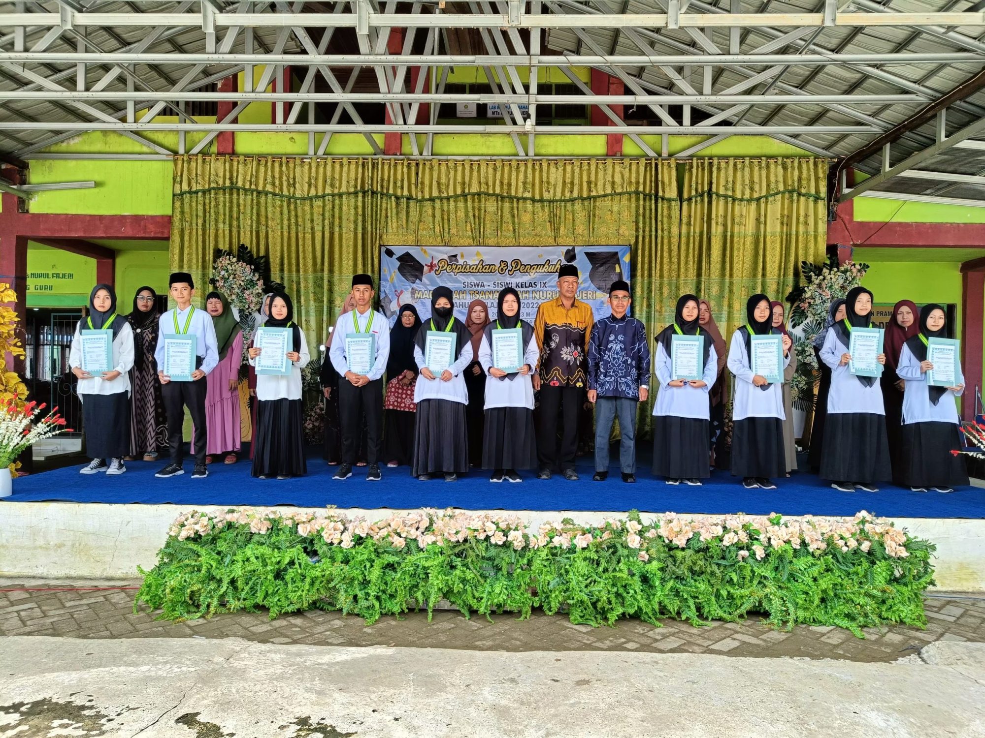 Perpisahan Kelas IX Tahun Pelajaran 2022/2023 MTs Nurul Fajeri